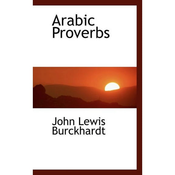 Arabic Proverbs, (Paperback)