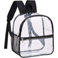 thumbnail image 1 of Mini mochila transparente aprobada por el estadio, mochila transparente a prueba de agua compatible con eventos deportivos y de trabajo Afortunado Sencillez, 1 of 5