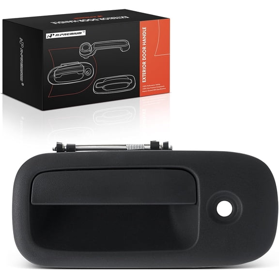 A-Premium Front Left Driver Side Exterior Door Handle Compatible with 1996 1997 1998 1999 2000 2001 2002 Chevy Express GMC Savana 1500 2500 3500, Replace# 15167641
