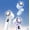 Light Blue, variant on Partheme Portable Handheld Mini Fan 6 Speeds 16900 RPM High Speed Fan with LED Display, USB Rechargeable with Lanyard for Makeup Travel Outdoor, Purple