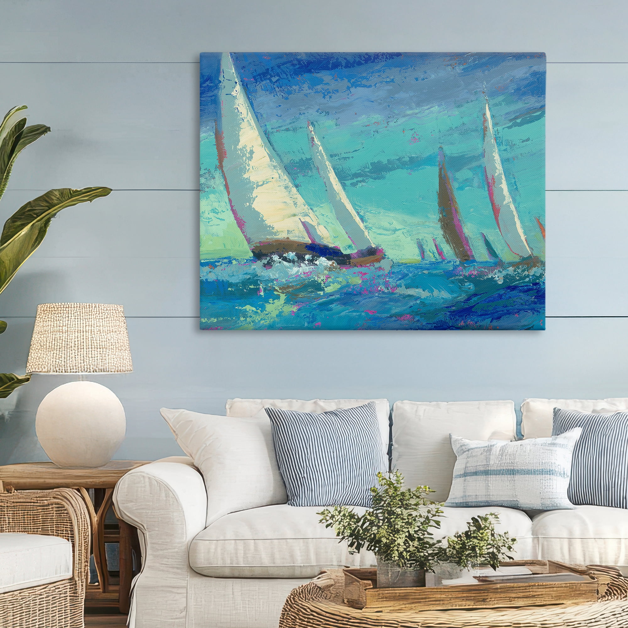 Stupell Industries Abstract Expression Regatta Canvas Wall Art, design by Beth A. Forst