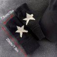 thumbnail image 5 of CUITING Women‘s Star Print Knitted Fingerless Gloves  Y2K Style  Warm & Comfortable  Elastic  Hand Wash or Dry Clean  Nylon Material  Festive Accessory for Ladies, 5 of 6
