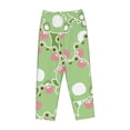thumbnail image 4 of Goofa Cute Frog2 Printed Soft Pajama Pants for Women, Wide Leg Comfy Casual Lounge Yoga Pants-XX-Large, 4 of 9