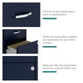 thumbnail image 2 of Space Solutions 18" Deep 2 Drawer Letter Width Vertical File Cabinet, Navy, 2 of 14