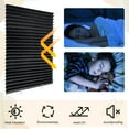 thumbnail image 6 of Bocaoying 2 Pcs Temporary Blinds for Windows, Stick on Curtains Blinds, No Drill Mini Blinds, Light Filtering Privacy Protection, Black Out Blinds for Window of Bedroom, Bathroom, Kitchen, Office(Black2-90*180CM), 6 of 8