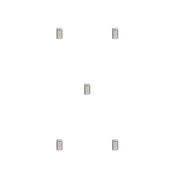 Speravity Tornillo publicitario Fácil instalación Espejo de vidrio Clavo Tuerca ligera Perno Soporte para colgar en la pared para placa Type2 NO2