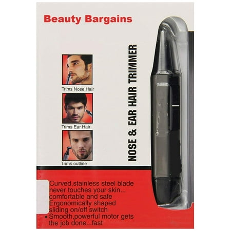 TELESHOP Beauty Bargain Nose and Ear Hair Trimmer - Get Rid of Unwanted Hair