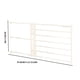 thumbnail image 5 of Naiovety Puerta retráctil para perros, escalable, para interiores, con puerta resistente y resistente, ideal para escaleras de bebé. Decoración del hogar Altura 36cm, 5 of 6
