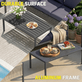 thumbnail image 7 of YODOLLA 4-Piece Patio Furniture Sets with 2 Retractable Chairs & Coffee Table, 5 Seat Modular Patio Furniture with Cushions,Aluminum Frame, Navy, 7 of 7
