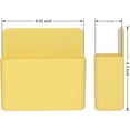 thumbnail image 2 of NOGIS Magnetic Dry Erase Marker Holder, Whiteboard Marker Holder, Magnet Pen Holder, Magnetic Marker Holder for Fridge, Whiteboard, Locker, Office, Home, Magnetic Cup, 1 Pack, Yellow, 2 of 7