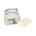thumbnail image 2 of Juego de Mahjong Mini Juego de Ocio con Bolsa de Almacenamiento con 144 Fichas Clásico blanco, 2 of 9
