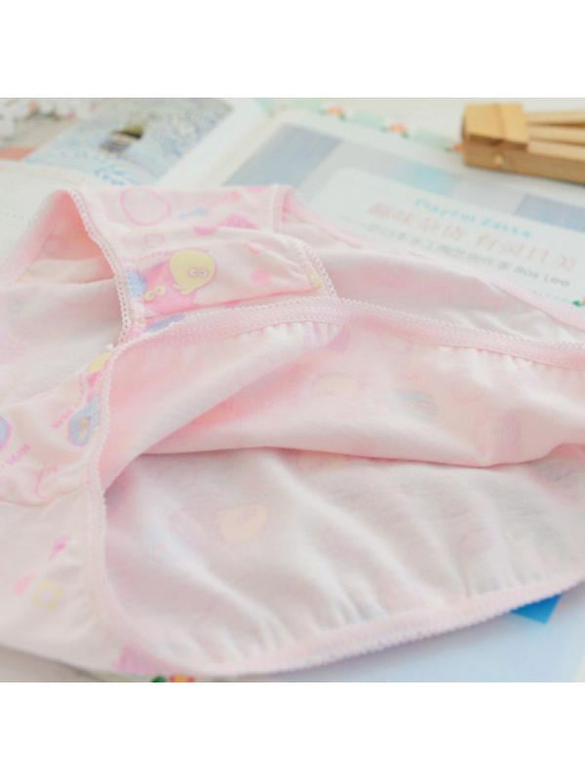 6pcs/pack Baby Girls Breathable Cotton Panties Comfort Briefs Children ...