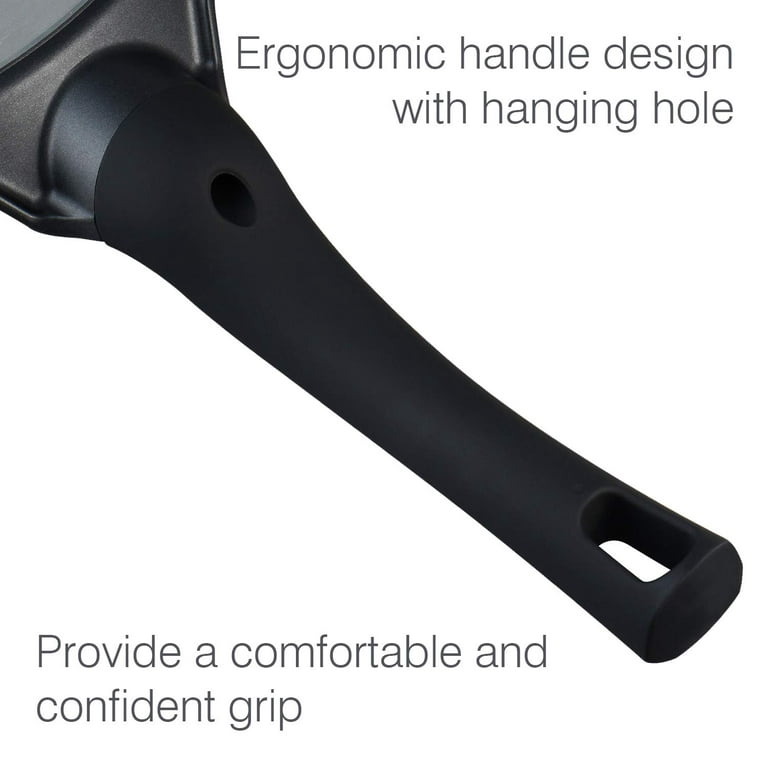 Ematik Comal 12” Aluminum Non-Stick Round Griddle Pan Sarten