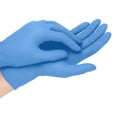 thumbnail image 2 of Guantes de Nitrilo Best Trading Azul Ajuste Perfecto Extra Grande, 2 of 8