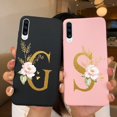 thumbnail image 2 of Funda para Samsung Galaxy A70 A70S, carcasa bonita de silicona suave a la moda con letras y flores, Funda trasera a prueba de golpes para Samsung A70 A70S Fivean unisex, 2 of 2