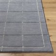 thumbnail image 2 of BoutiqueRugs Siarl Hand Tufted Wool Checkered Large Area Rug - Modern Natural Fabric Geometric Carpet for Living Room, Dining Room, Bedroom - Medium Gray - 8' x 10' (8x10), 2 of 8