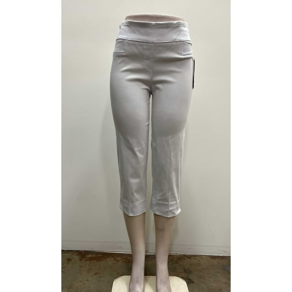 Zac & Rachel Womens Millenium pull on crop , White , 6