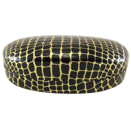 Hard Eyeglass Eye Case - Evolution Eyes Hard Clamshell Sunglass and Eyeglass Fashion Design Case, Fits All Frames, Cobblestone