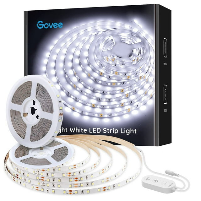 Govee Tira de luces LED, tira de luz LED regulable, cinta de luces flexible para espejo, gabinete de cocina, dormitorio