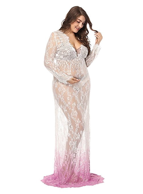 Gown Maxi Photography Dress Plus 