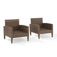 thumbnail image 5 of Crosley Furniture Capella Rattan & Fabric Patio Chair in Brown/Cream (Set of 2), 5 of 6