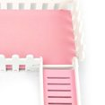 thumbnail image 4 of Plataforma deslizante para casa de hámster, lavable, desmontable, fácil de instalar, plataforma de cerca blanca para hámster de PVC, fondo rosa, 4 of 5