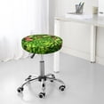 thumbnail image 7 of Susaid Cactus And Succulents Print Elastic Bar Stool Cover Personalized Washable Stool Cover for Barbershop Home Bar Kitchen-13 inch, 7 of 7