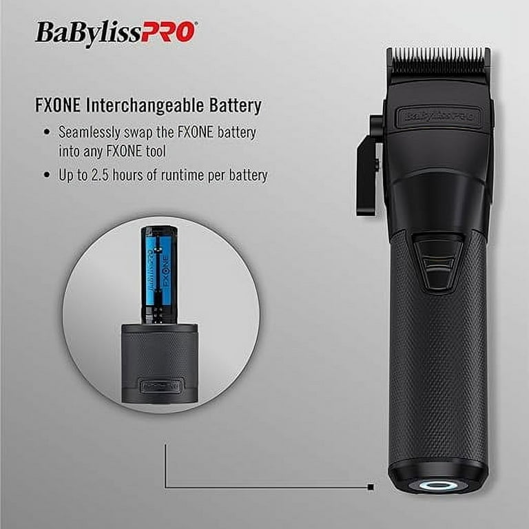 BaBylissPRO BLACK FX コードレストリマー FXONE Black Cordless Trimmer (FX799BM) | BaBylissPRO