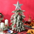 thumbnail image 6 of BlinkLLX 2 Pcs Glitter Christmas Tree Toppers Star 8 Inch Silver Star Christmas Tree Top Decoration for Holiday Christmas Tree Toppers for Xmas Party Indoor & Outdoor Decor, 6 of 7