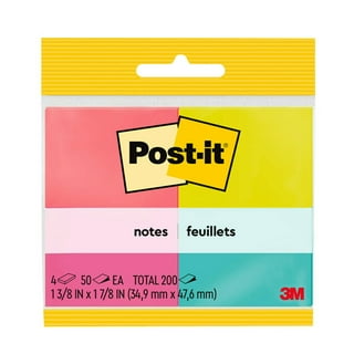 Post-it Super Sticky Notes, Lined, 4 in x 6 in, Assorted Brights, 3 Pads