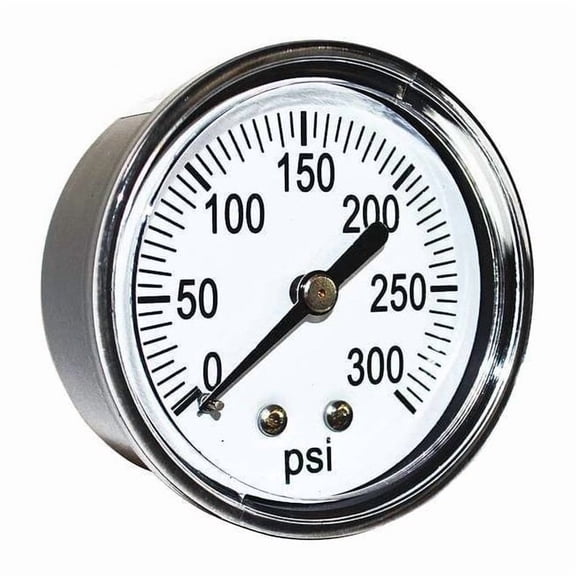 Chicago Pneumatic Pressure Gauge, Back Mount 1312100845