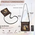 thumbnail image 7 of ZUXONGSY Cross Sunset Horse Print Leather Shoulder Bag for Women Multipurpose Crossbody Purse Satchel with Zipper Closure Sling Hobo Bag for Shopping Dating, 7 of 7