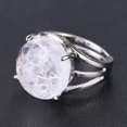 thumbnail image 1 of Femmes Perles Rondes Occasionnels Bagues Bijoux en Quartz Cristal Violet, 1 of 6