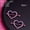 1#, variant on MoDe 316L stainless steel nipple ring with heart-shaped bell and diamond inlay, nipple piercing jewelryPersonality ,Fashion