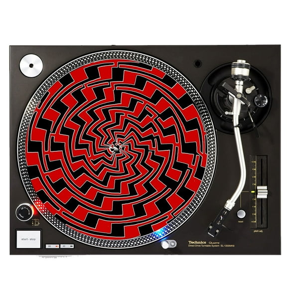 KuzmarK™ 12" DJ Turntable Slipmat - Trip Tribe