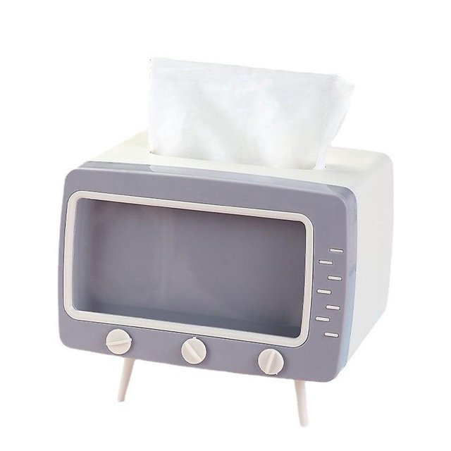 Caja de pañuelos Sailing retro forma de TV escritorio cocina sala de estar oficina dormitorio