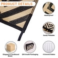 thumbnail image 7 of Kzaei Waterproof Outdoor Rug, 9'x12' Reversible Plastic Camping Area Rugs, Brown, 7 of 7