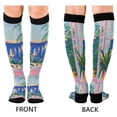 thumbnail image 4 of FORMRS Womens Knee High Socks Casual Long Thick Travel Daily Wear, 2 Pairs, Boat Seaside, 4 of 6