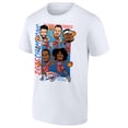 thumbnail image 2 of Men's Fanatics White Oklahoma City Thunder 2025 NBA Finals Champions Big & Tall Caricature Roster T-Shirt, 2 of 4