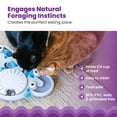thumbnail image 4 of Catstages Nina Ottosson Rainy Day Puzzle & Play Cat Puzzle Feeder, Interactive Treat Game for Indoor Cats, Level 3 Slow Feeder Enrichment Toy, 4 of 4