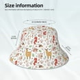thumbnail image 3 of Fotbe Cute Little Animals Sombrero Tipo Pescador con Estampado – Sombrero de Sol de Algodón de Moda para Playa, Golf, Pesca, 3 of 6