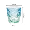 thumbnail image 2 of Vasos con diseño de glaciares de colores, vaso de vidrio degradado for agua, leche, jugo, cerveza y cócteles., 2 of 6