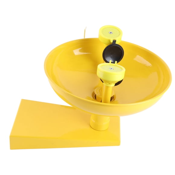 Lavador De Ojos De Emergencia, Cabezales Rociadores Dobles Dispositivo De Lavado De Ojos De Acero Inoxidable 304 Fácil Instalación Flujo De Agua Estable Resistencia A La