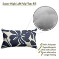 thumbnail image 2 of Petit Oreiller de Plantation Bleu Marine 12x20, 2 of 2