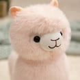 thumbnail image 4 of SPOORYYO Glow in The Dark Alpaca Plush Toy – Cute & Soft Stuffed Animal, Huggable Plush Doll for Kids, Birthday Gift, Stress Relief Companion, 4 of 9