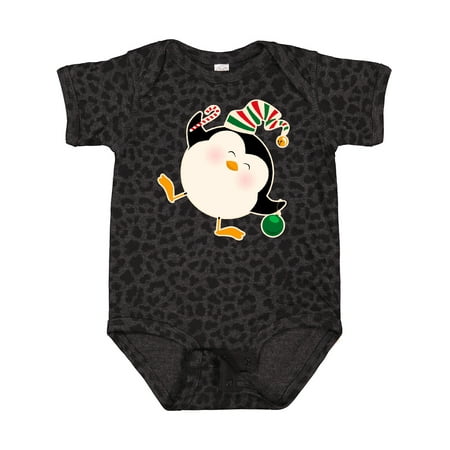

Inktastic Happy Christmas Penguin Gift Baby Boy or Baby Girl Bodysuit