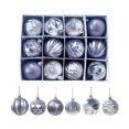 thumbnail image 1 of Navidad Bola Adorno Colgante Fiesta En Casa Adorno Decoración Colorida Bola De Navidad 12 Unids/Set 60Mm Árbol Advancent HA025731-04, 1 of 6