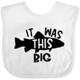 thumbnail image 3 of Inktastic It Was This Big Fishing Humor Boys or Girls Baby Bib, 3 of 4