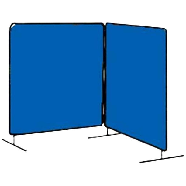 Tillman 6042066 6x6 ft Blue Vinyl Welding Curtain with Frame Walmart