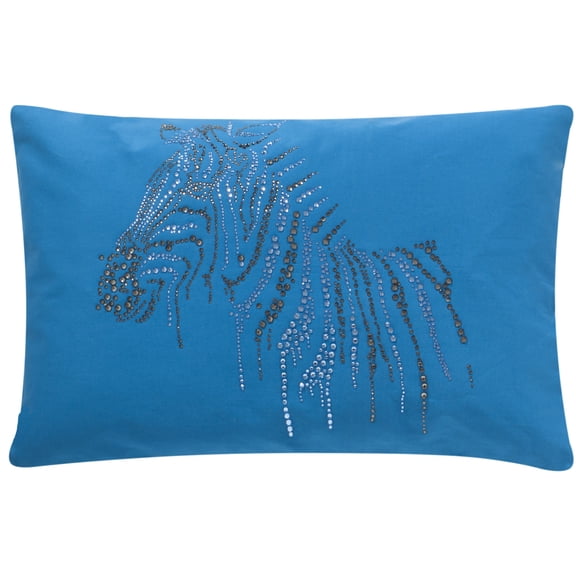 Safavieh Sparkling Zebra Plush Pillow